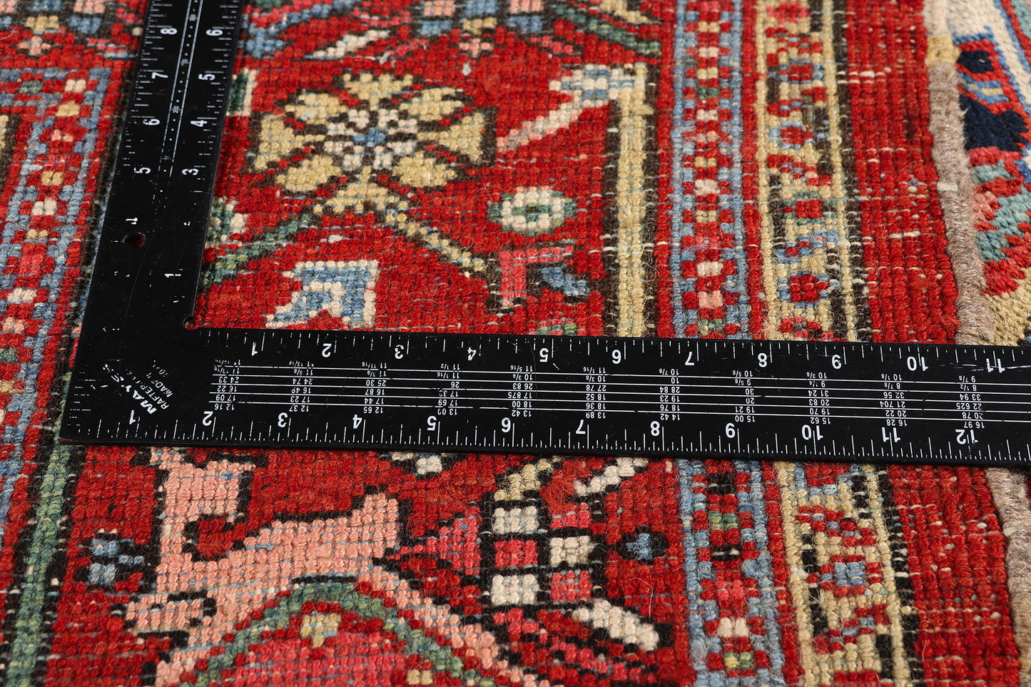 8 x 11 - Red Antique Persian Heriz Rug - 54169