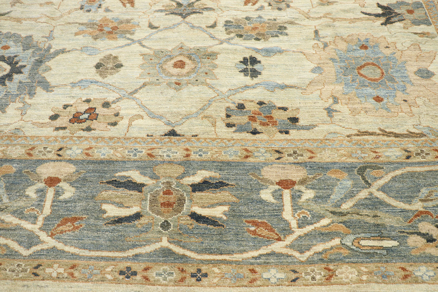 12 x 16 - Beige Turkish Sultanabad Rug - 60920