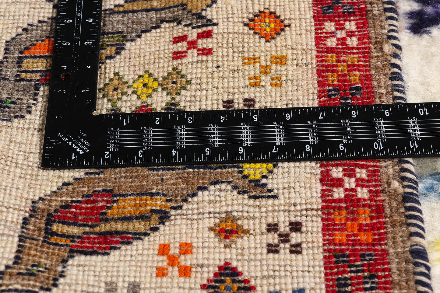 3 x 4 - Ivory Vintage Gabbeh Rug - 61440