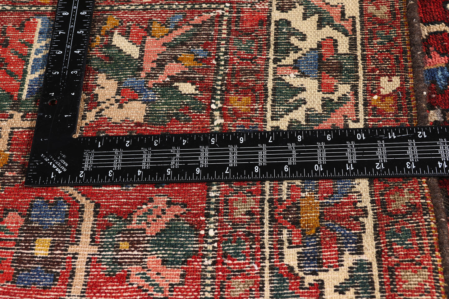 3 x 13 - Rust Antique Bakhtiari Rug - 61466