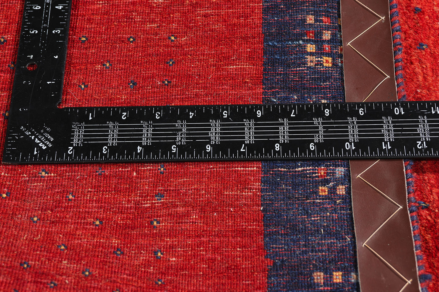 3 x 4 - Red Vintage Gabbeh Rug - 61536