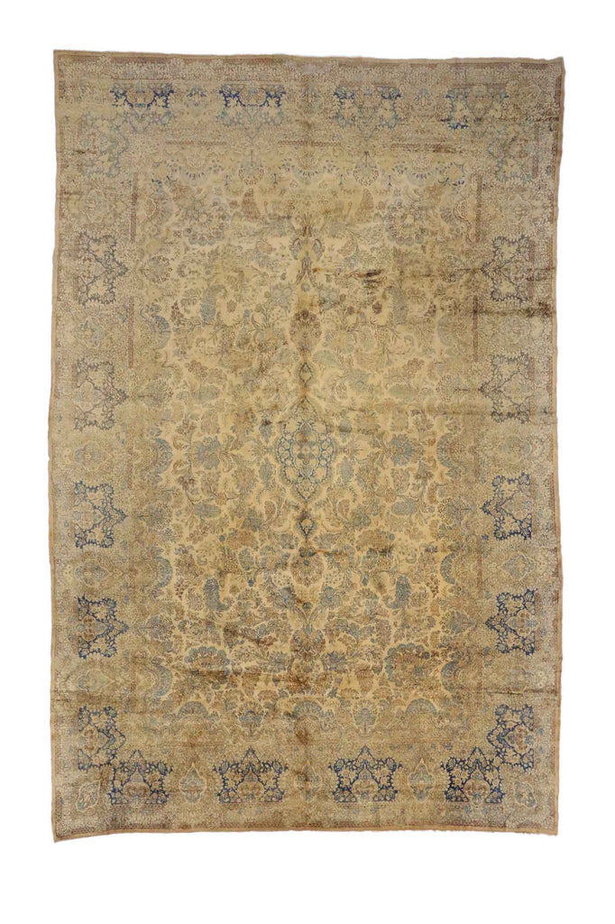 12 x 18 Antique Persian Kerman Rug 73654