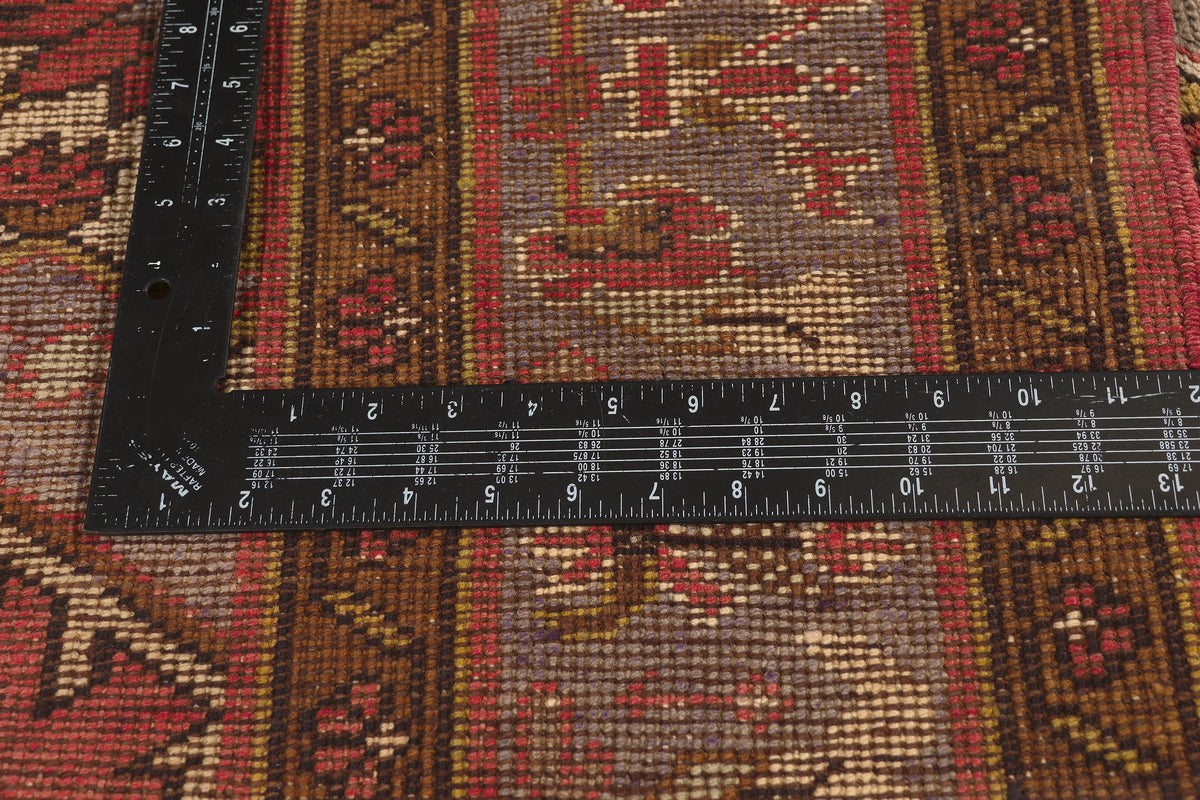 5 x 11 - Red Vintage Turkish Oushak Rug - 73753