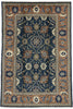 7 x 10 - Blue Vintage Persian Mahal Rug - 75848