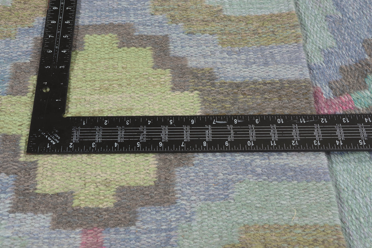 6 x 8 - Blue Vintage Swedish Rug - 78470