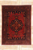 5 x 7 Red Vintage Afghan Rug 79295
