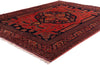 5 x 7 Red Vintage Afghan Rug 79295