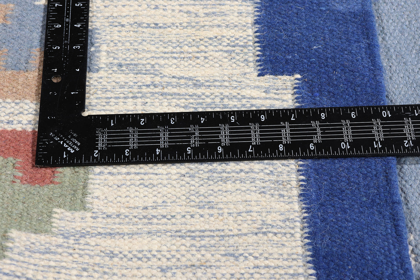 6 x 10 - Blue Vintage Swedish Rollakan Rug - 79393