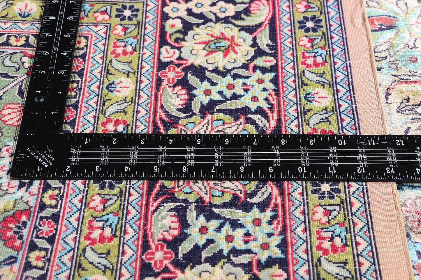 7 x 10 - Peach Vintage Qum Rug - 79433