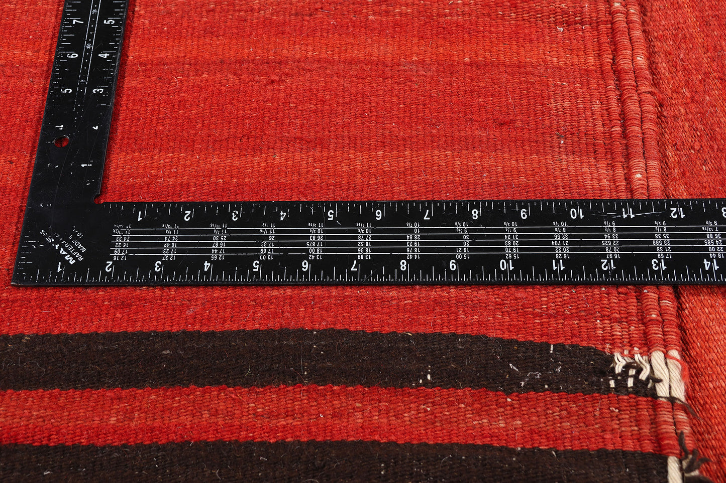 9 x 12 - Red Vintage Kilim Rug - 79449
