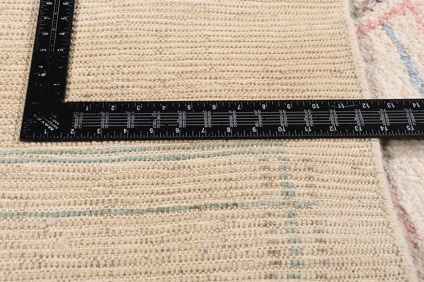 10 x 13 - Ivory Organic Bauhaus Moroccan Rug - 79529