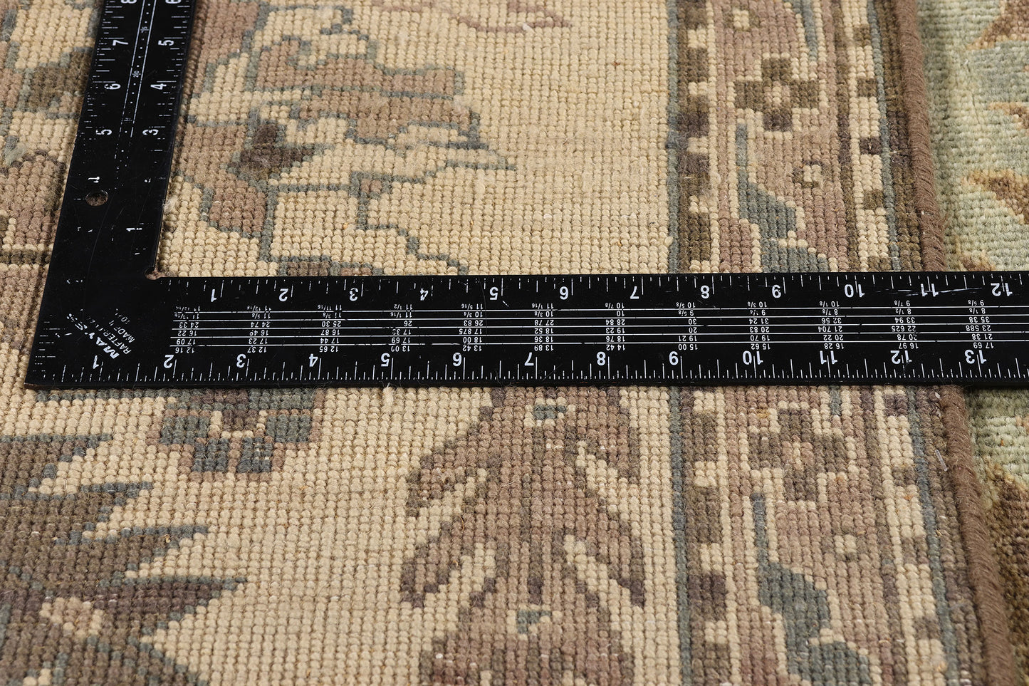 9 x 12 - Taupe Vintage Oushak Rug - 79531