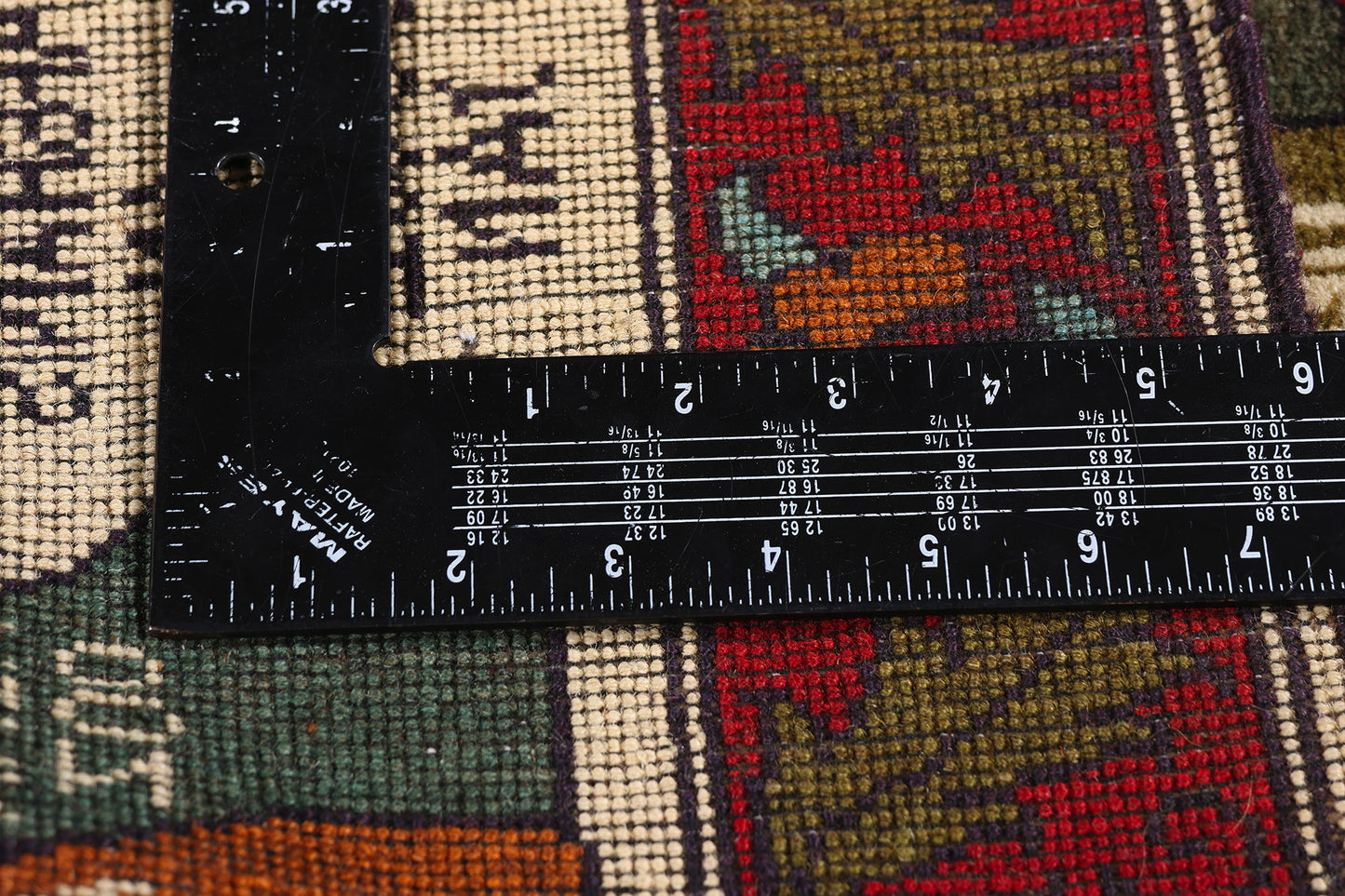 2 x 3 - Beige Vintage Afghan Pictorial Rug - 79533