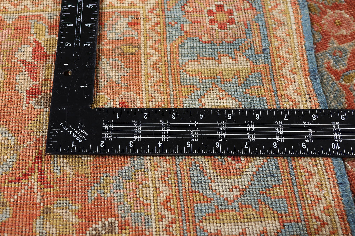 4 x 19 - Rust Antique Persian Bijar Rug - 79537