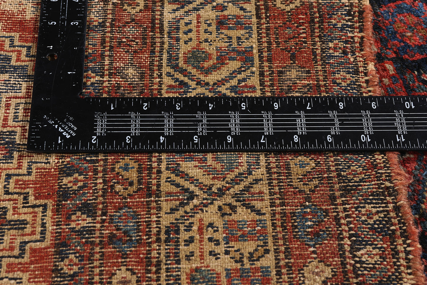 5 x 6 - Navy Blue Antique Persian Malayer Rug - 79542