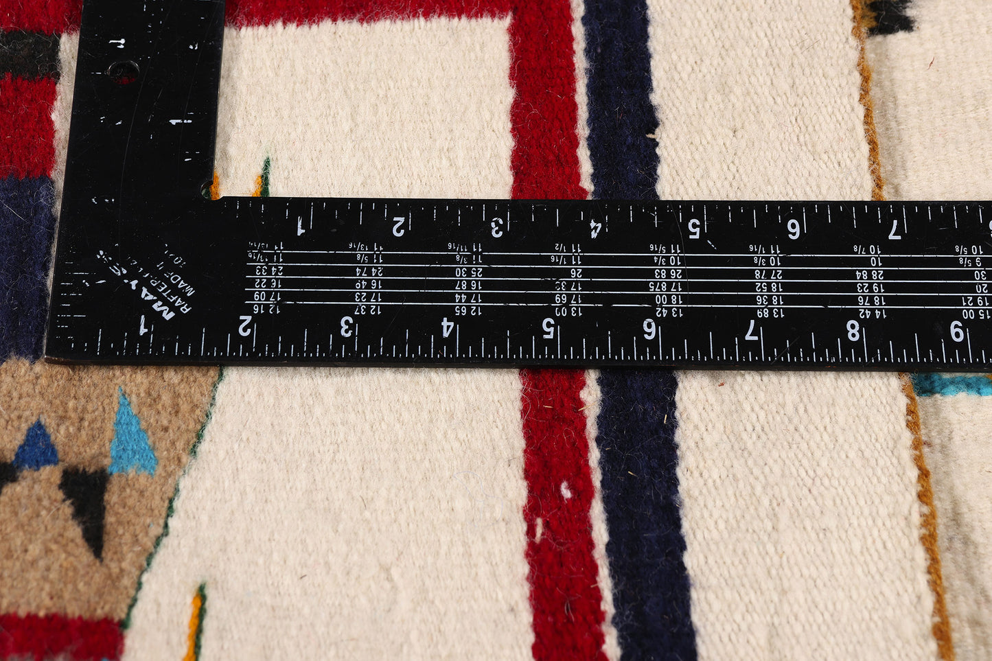 2 x 2 - Ivory Vintage Navajo Rug - 79545