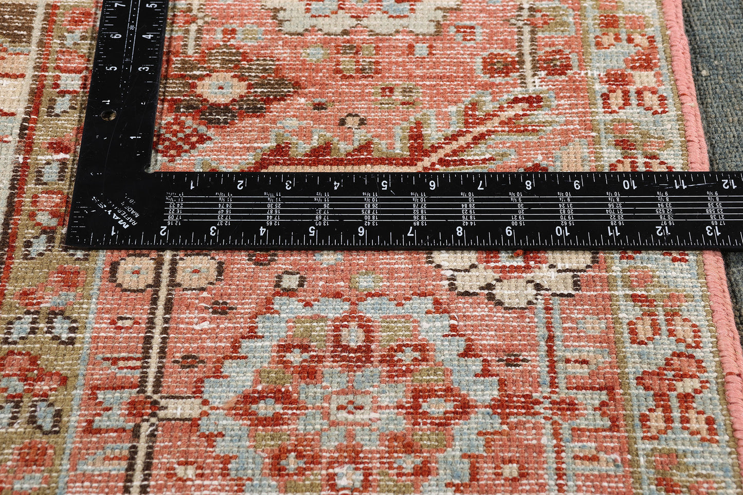 9 x 12 - Blue Vintage Persian Heriz Rug - 79562