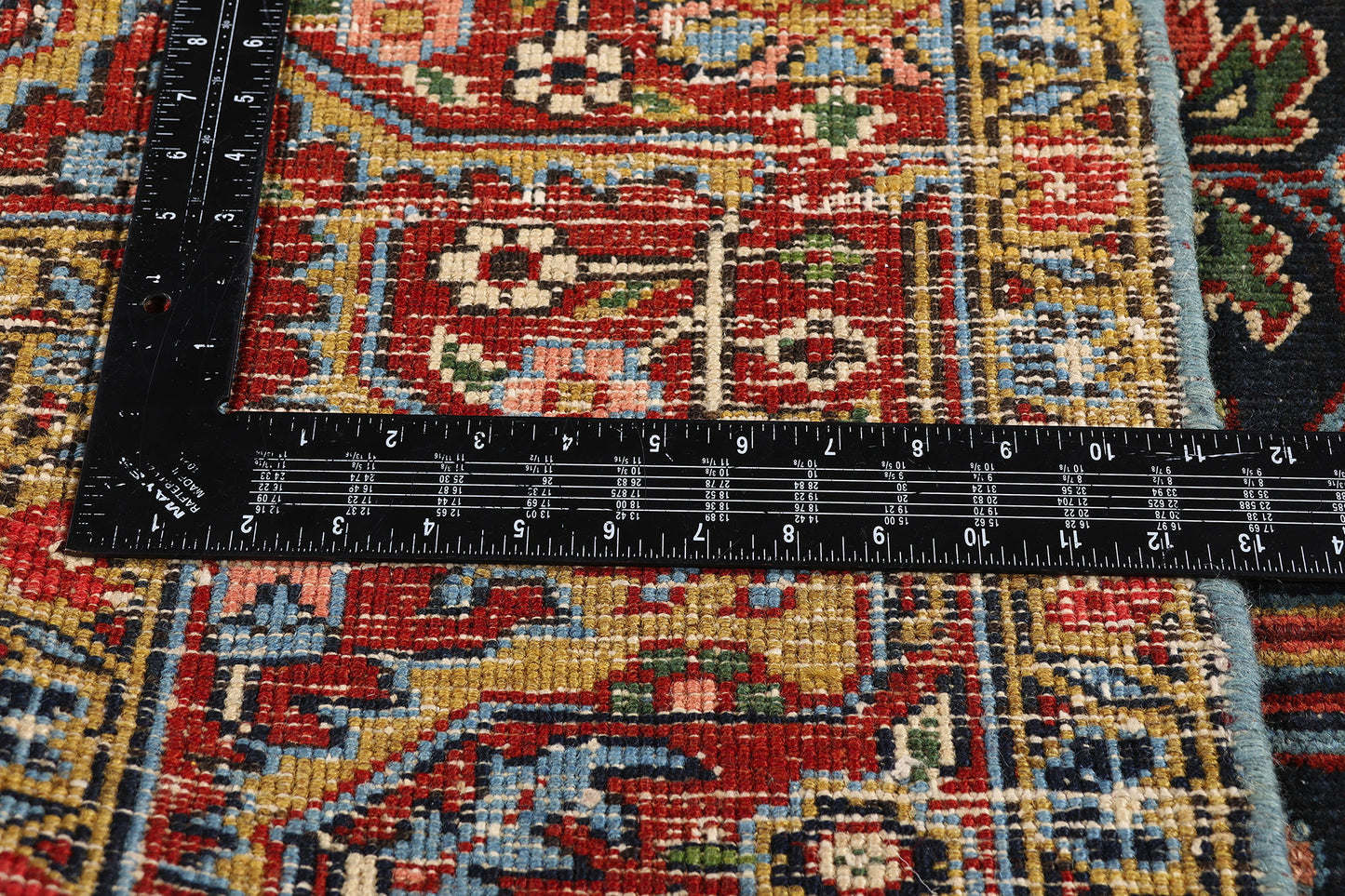 6 x 10 - Navy Blue Antique Persian Heriz Rug - 79567