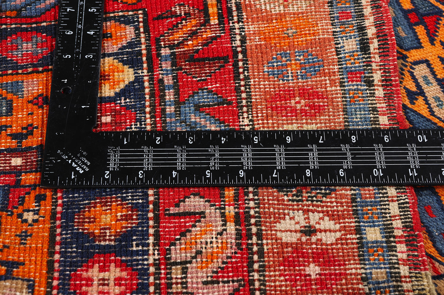 3 x 9 - Orange Antique Shirvan Rug - 79568