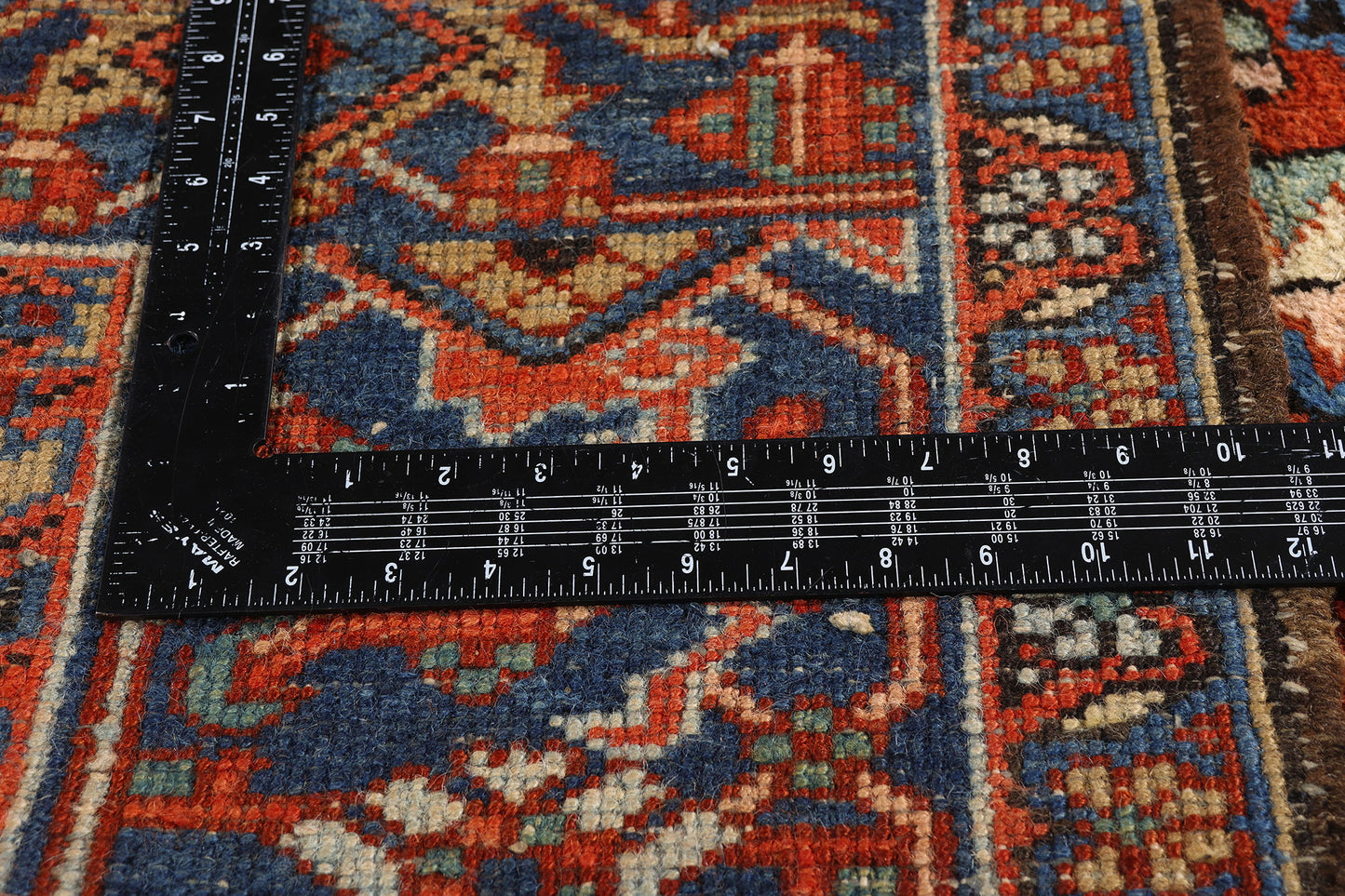 8 x 10 - Rust Antique Persian Heriz Rug - 79572