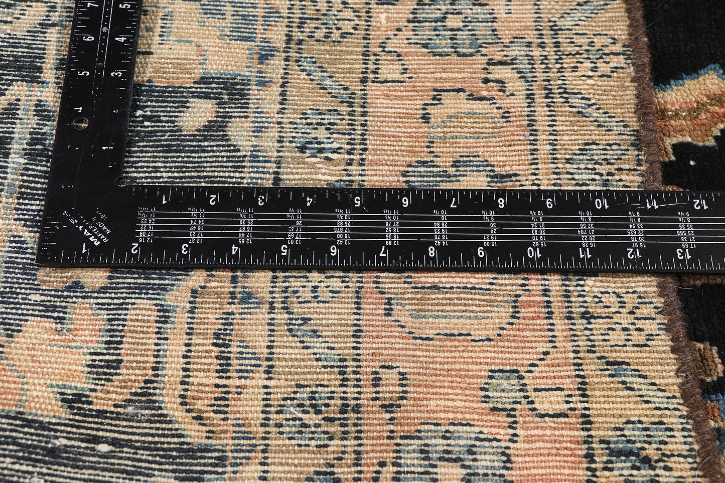 5 x 14 - Navy Blue Antique Persian Malayer Rug - 79579