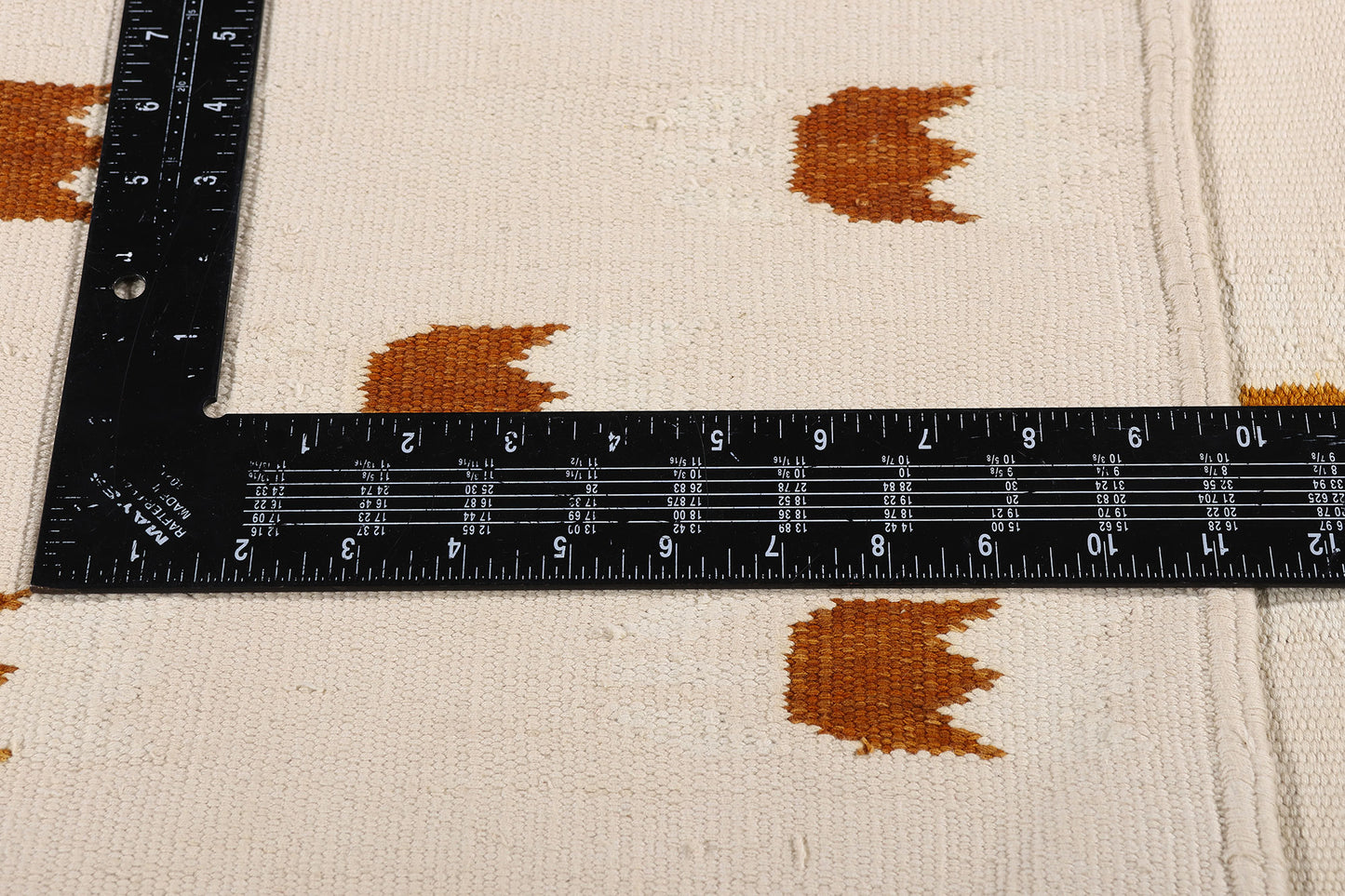 6 x 9 - Beige Vintage Dhurrie Rug - 79615