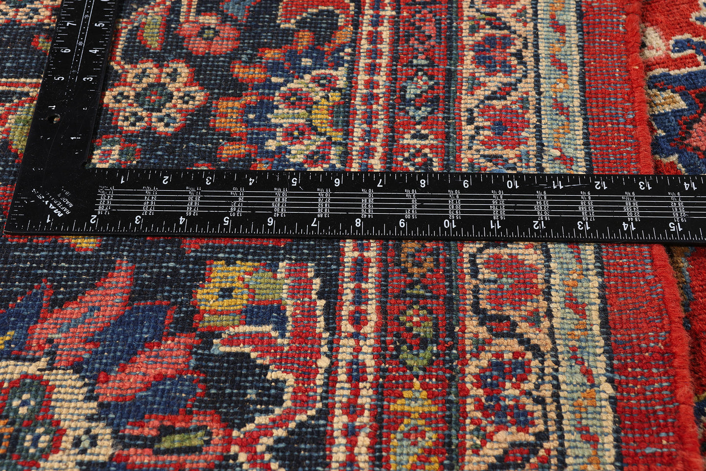 12 x 18 - Red Antique Persian Mahal Rug - 79680