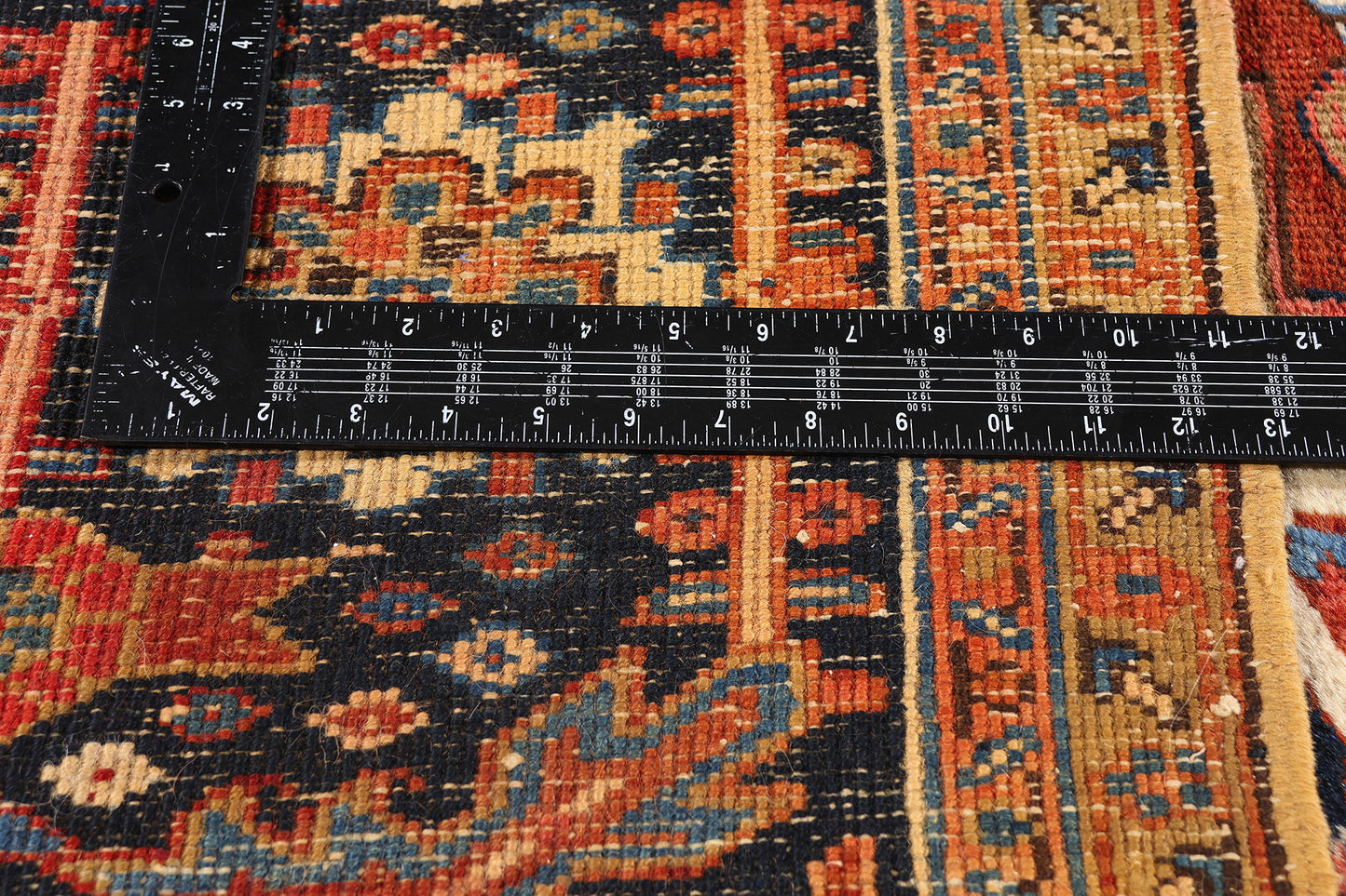 10 x 14 - Red Antique Persian Heriz Rug - 79704