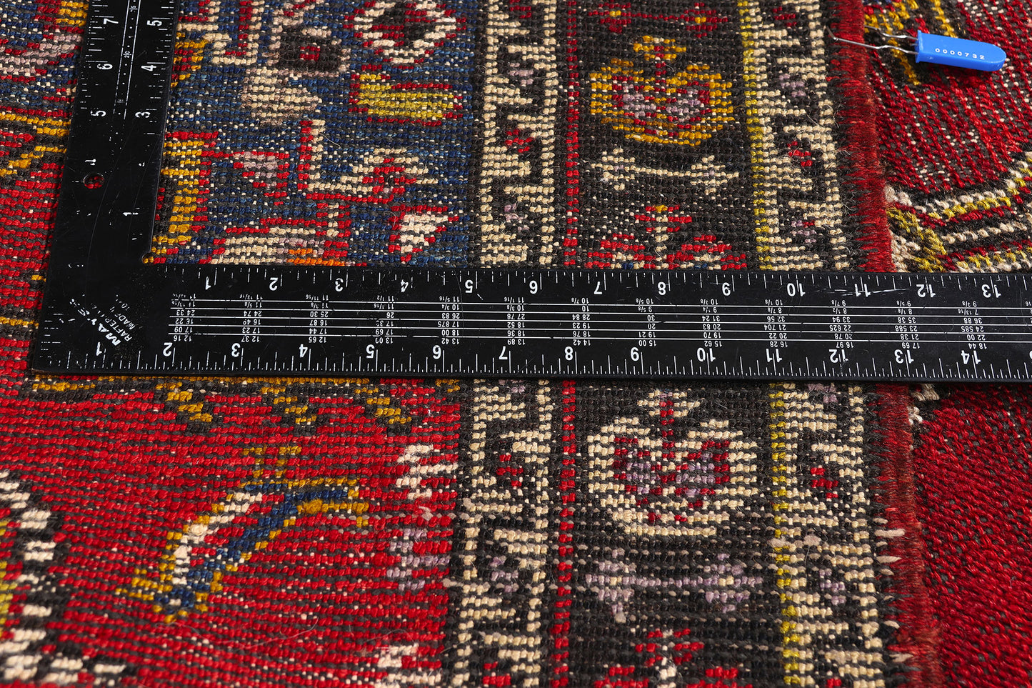 3 x 4 - Red Antique Turkish Bergama Rug - 79721