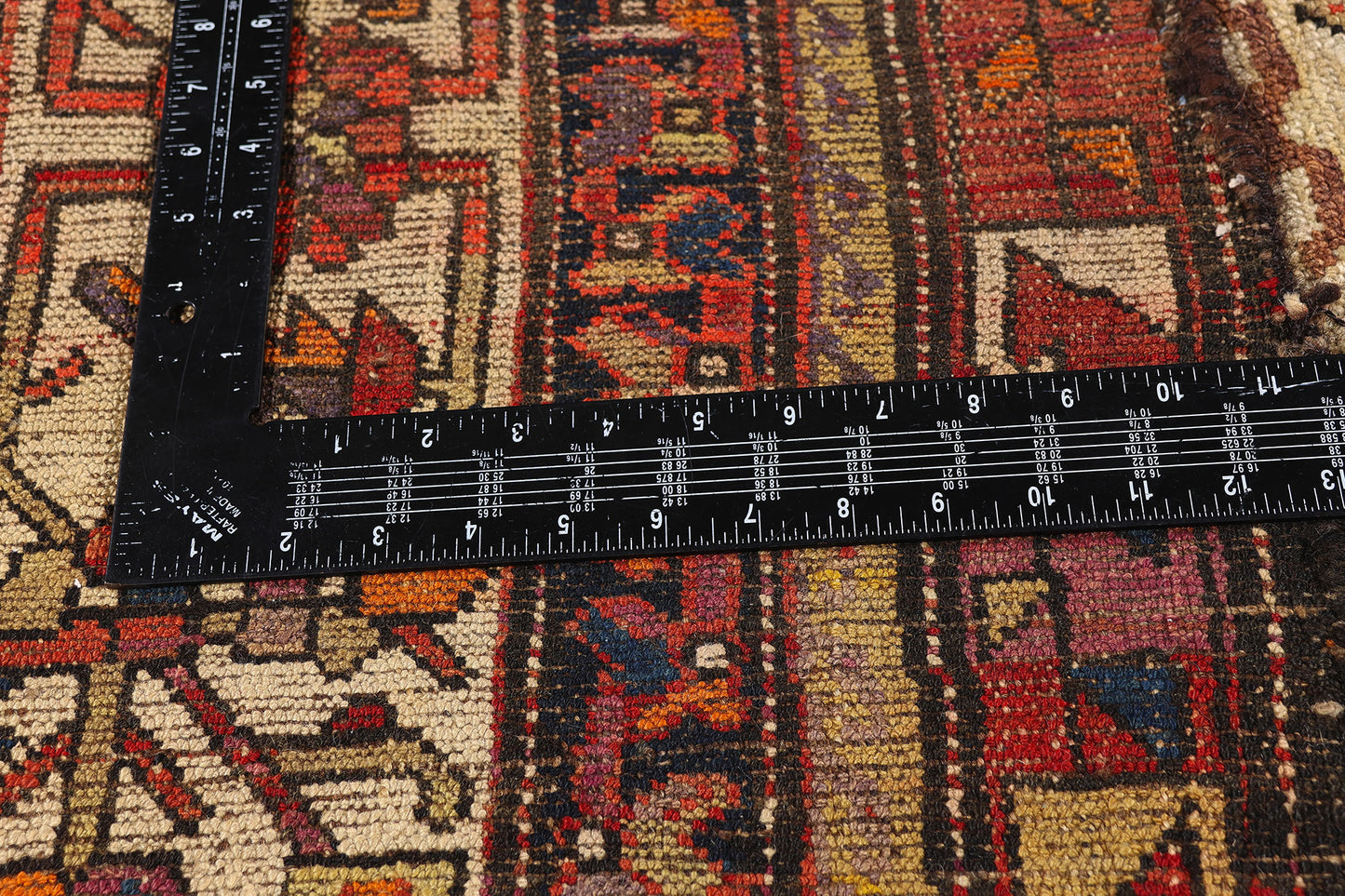 11 x 19 - Navy Blue Antique Persian Shiraz Rug - 79739