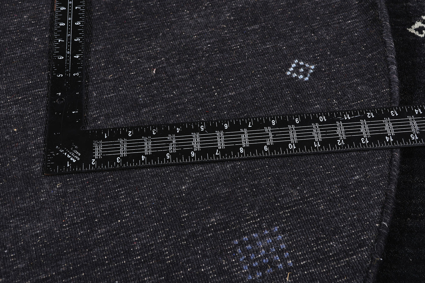 5 x 5 - Black Vintage Contemporary Rug - 79742
