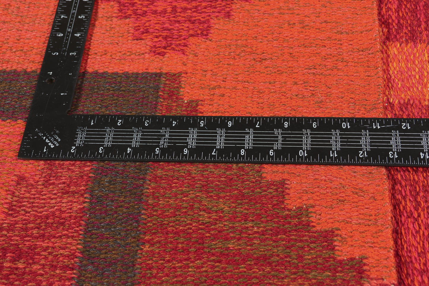 5 x 7 - Red Vintage Swedish Rollakan Rug - 79784