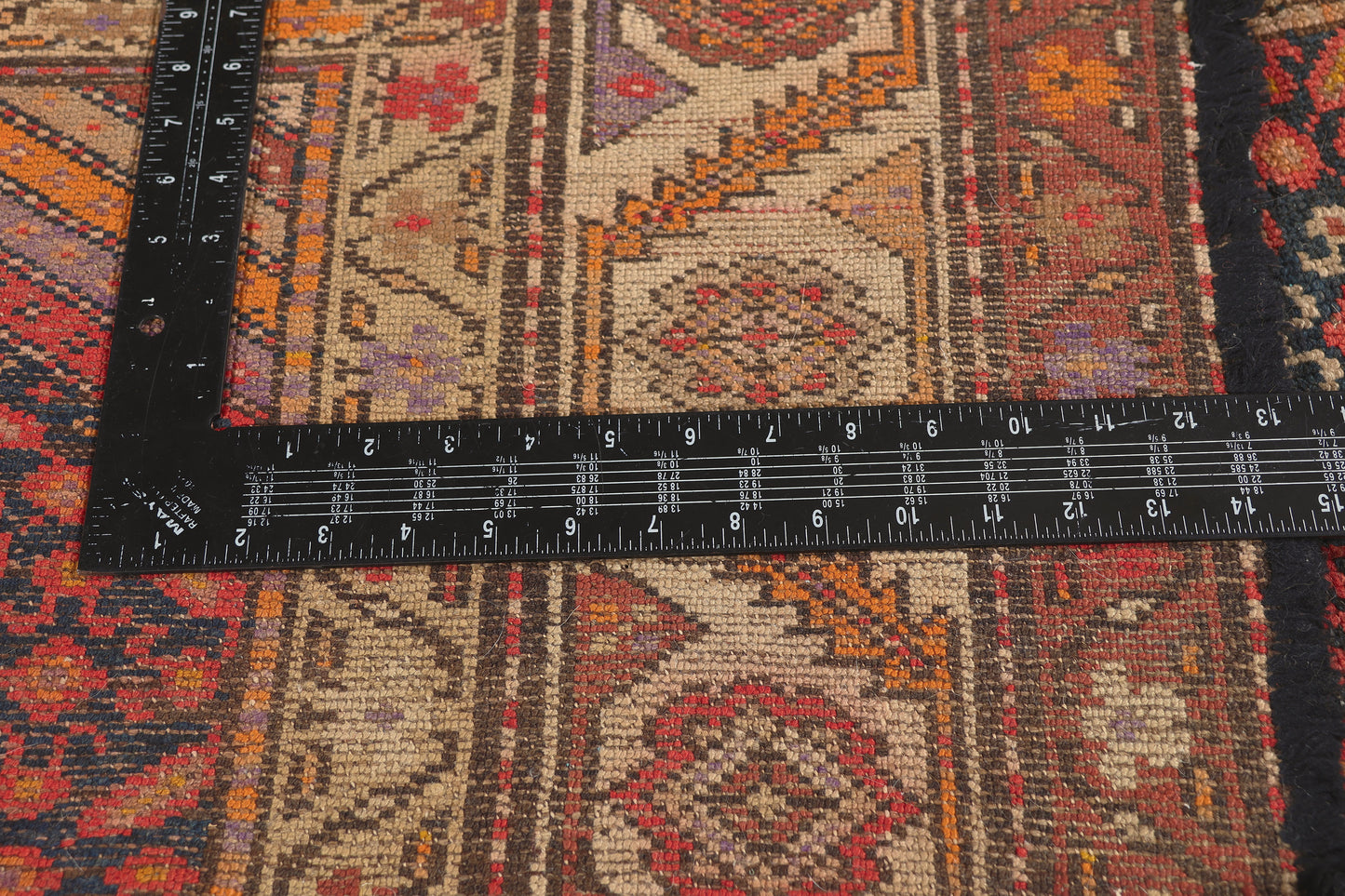 4 x 7 - Navy Blue Antique Caucasian Kazak Rug - 79812