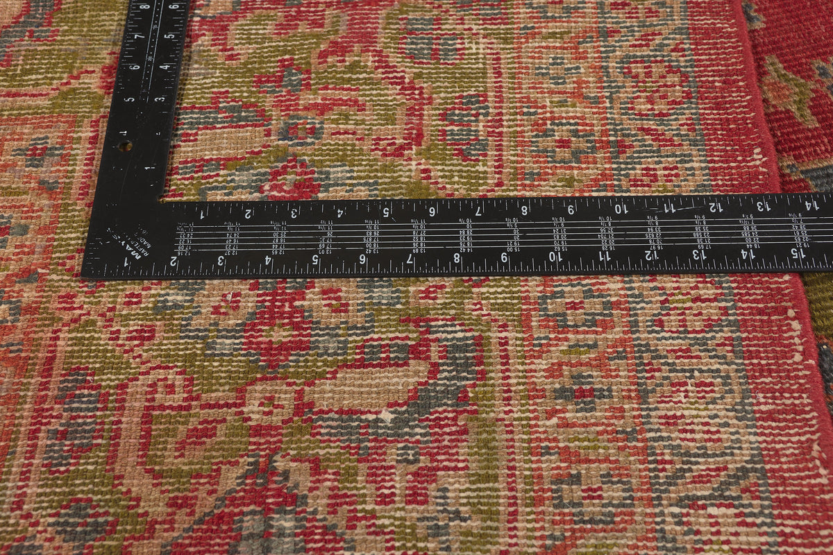 11 x 14 - Red Antique Persian Sultanabad Rug - 79827
