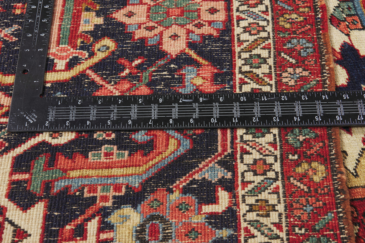 12 x 15 - Red Antique Persian Serapi Rug - 79910