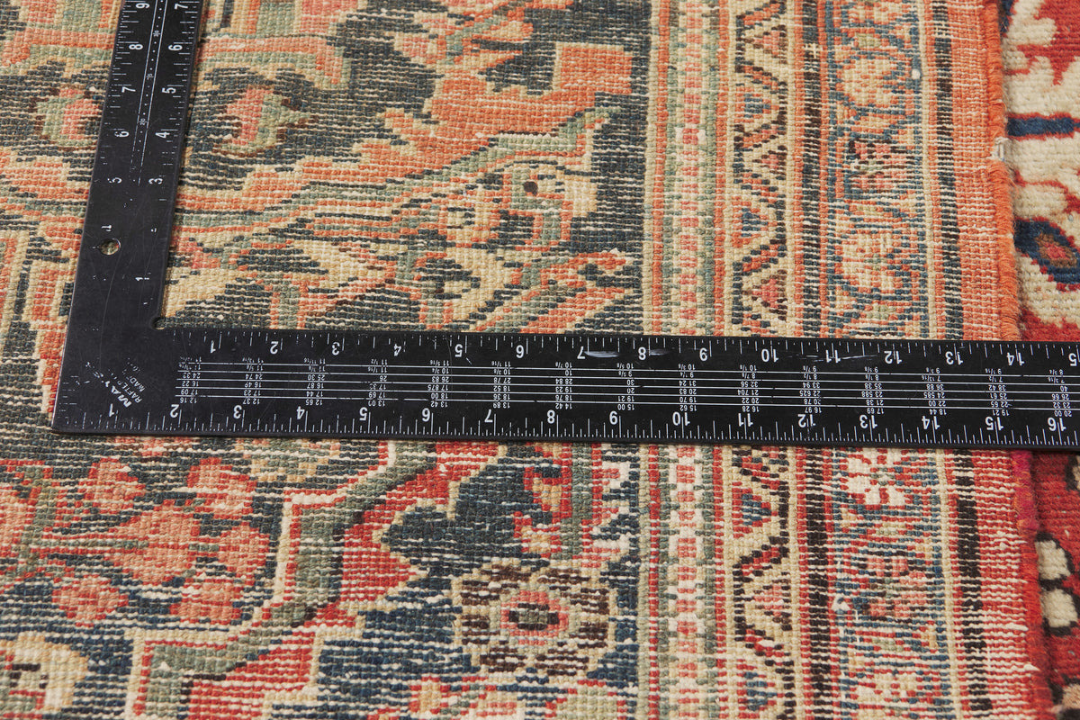 11 x 14 - Red Antique Persian Mahal Rug - 79921