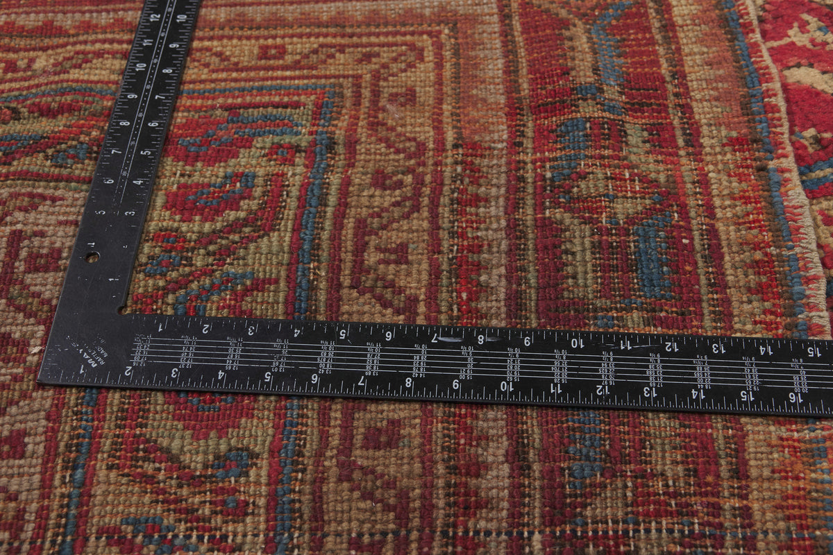21 x 24 - Red Antique Turkish Oushak Rug - 79924