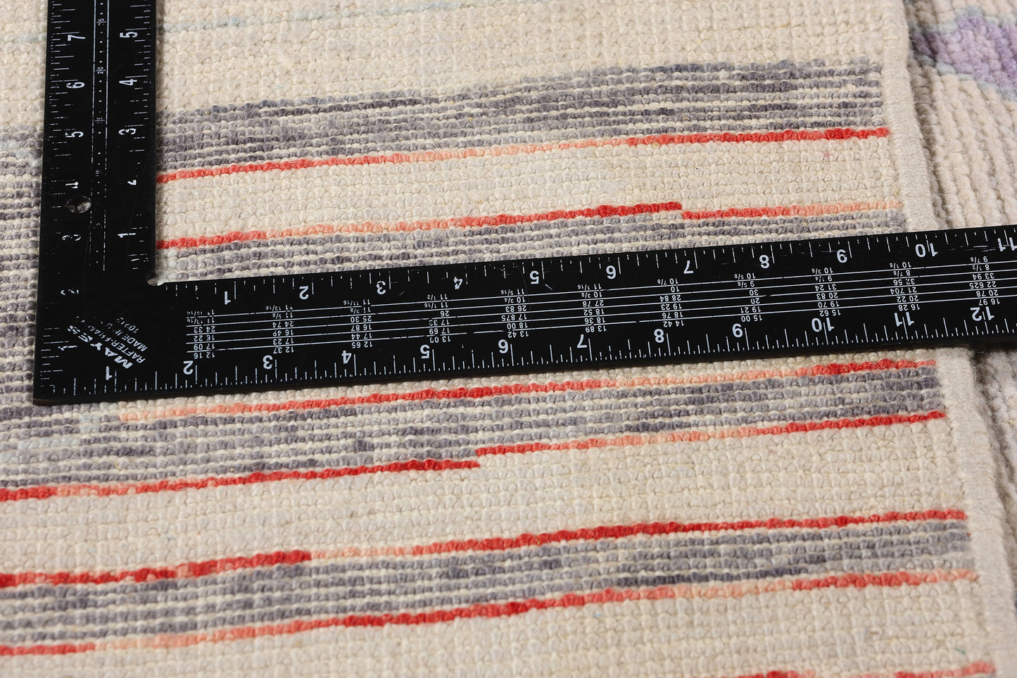 9 x 10 Abstract Strata Turkish Oushak Rug 53982