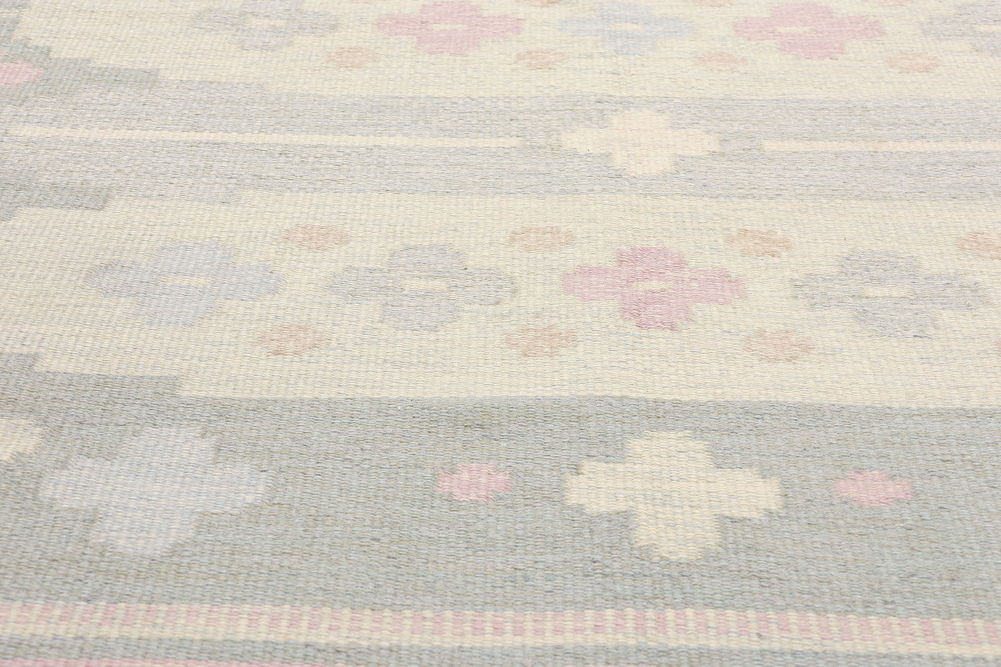 5 x 8 Anna Johanna Angstrom Vintage Swedish Rollakan Rug 79046