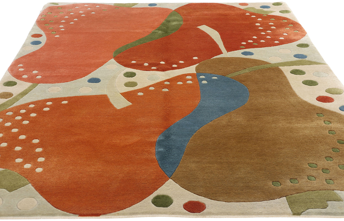 5 x 7 Anna Johanna Angstrom Vintage Swedish Pile Rug 79066