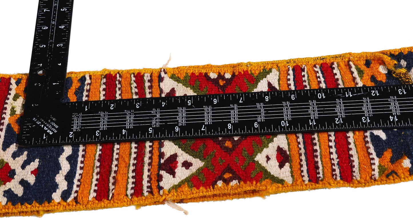 1 x 8 Antique Taznakht Moroccan Ait Ouaouzguite Belt Textile 79346