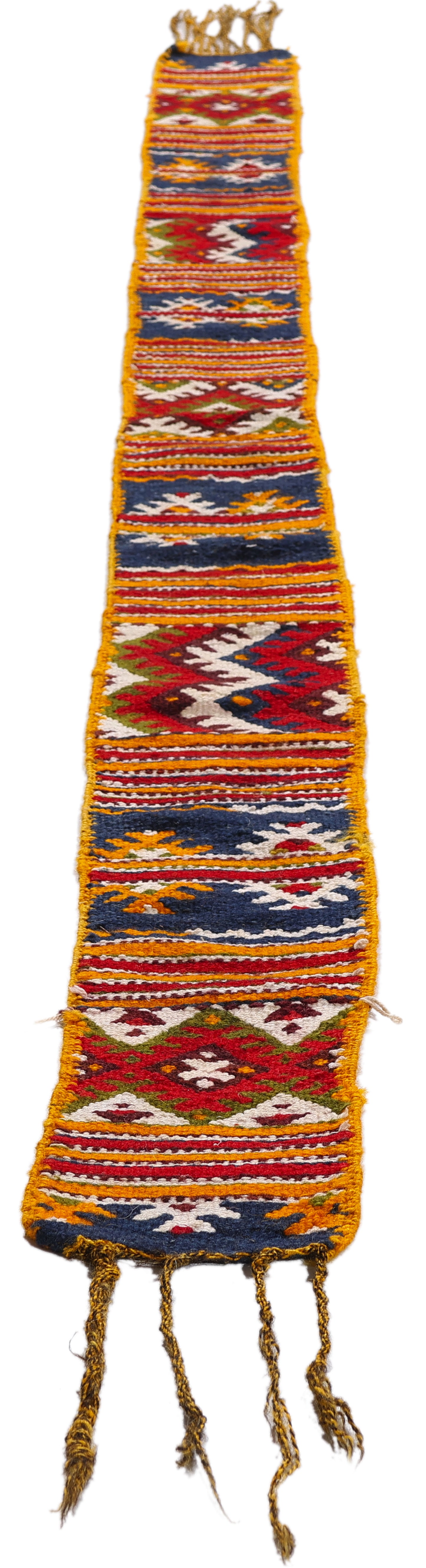1 x 8 Antique Taznakht Moroccan Ait Ouaouzguite Belt Textile 79346