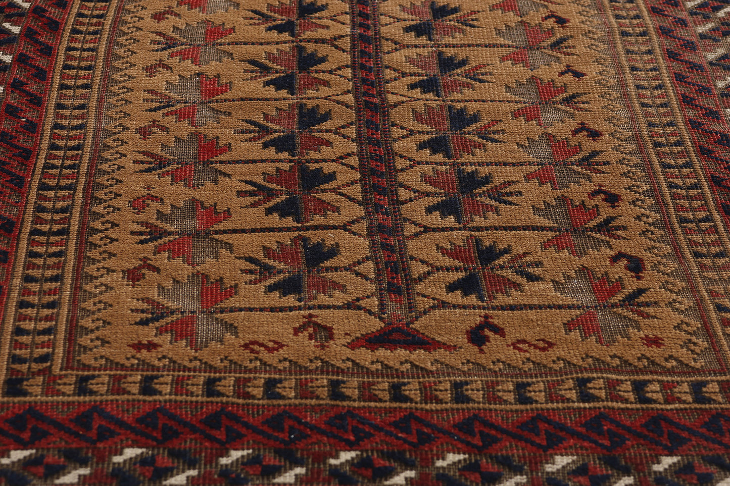2 x 4 Antique Afghan Baluch Prayer Rug 78988