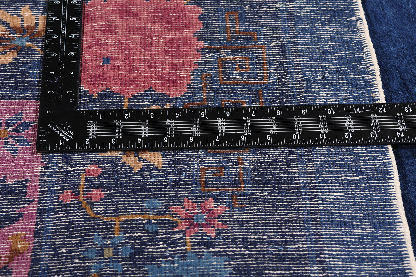 9 x 12 Antique Blue Chinese Peking Rug 79217
