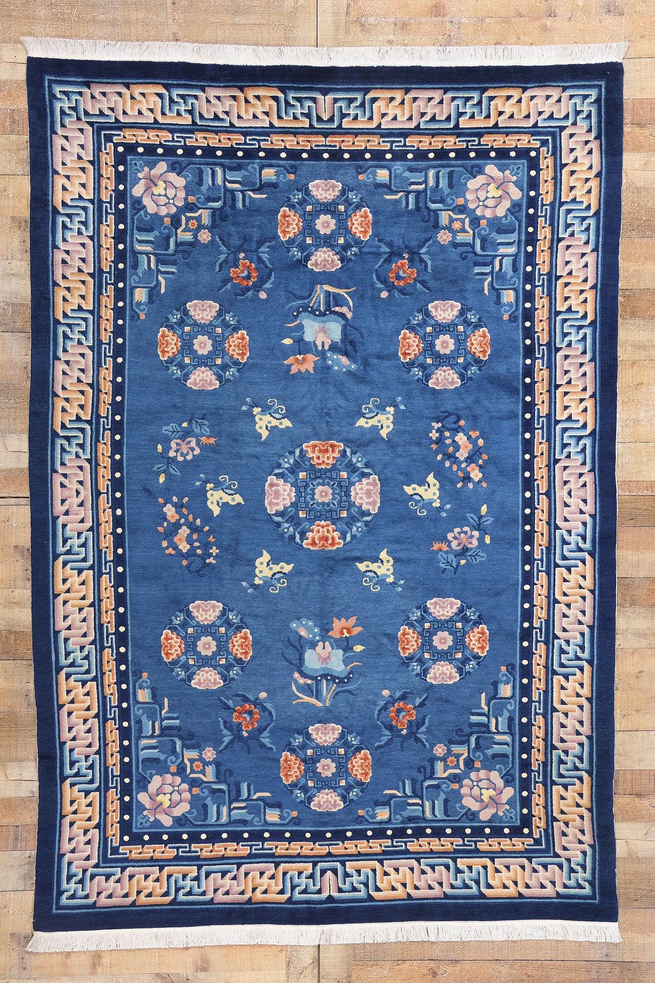 6 x 9 Antique Chinese Peking Rug 79078