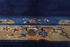 9 x 12 Blue Antique Chinese Peking Rug 77260