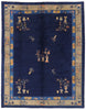 9 x 12 Blue Antique Chinese Peking Rug 77260