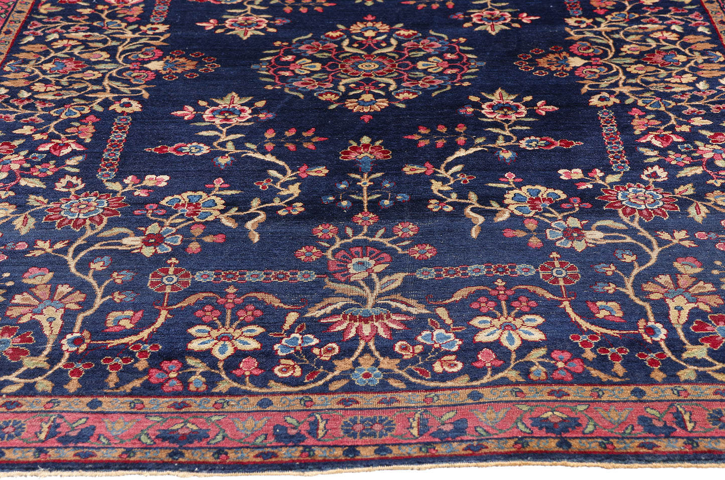 4 x 6 Antique Persian Kerman Rug 79258