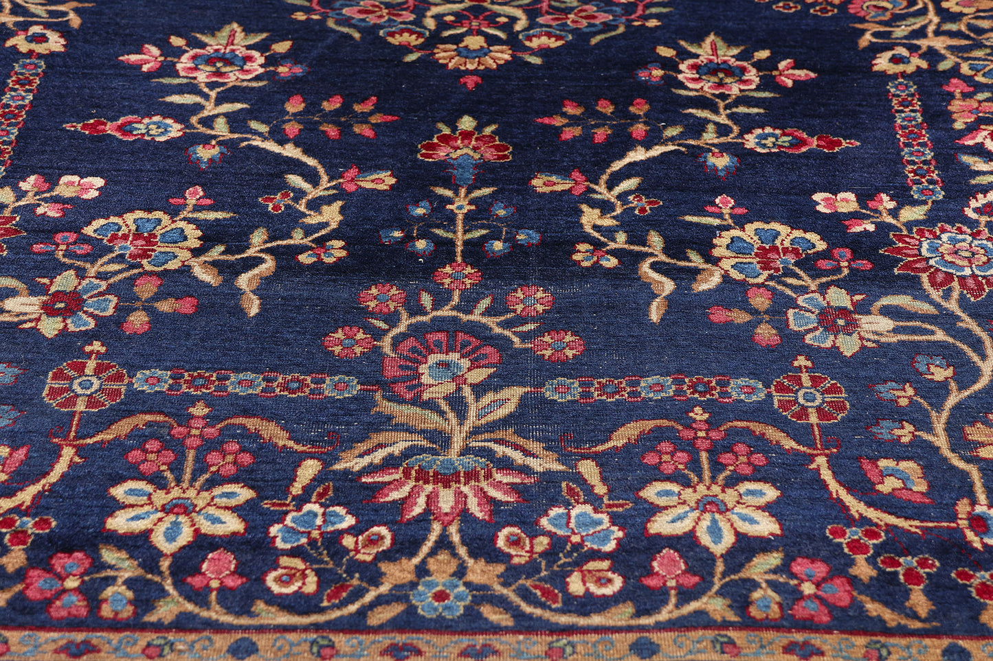 4 x 6 Antique Persian Kerman Rug 79258