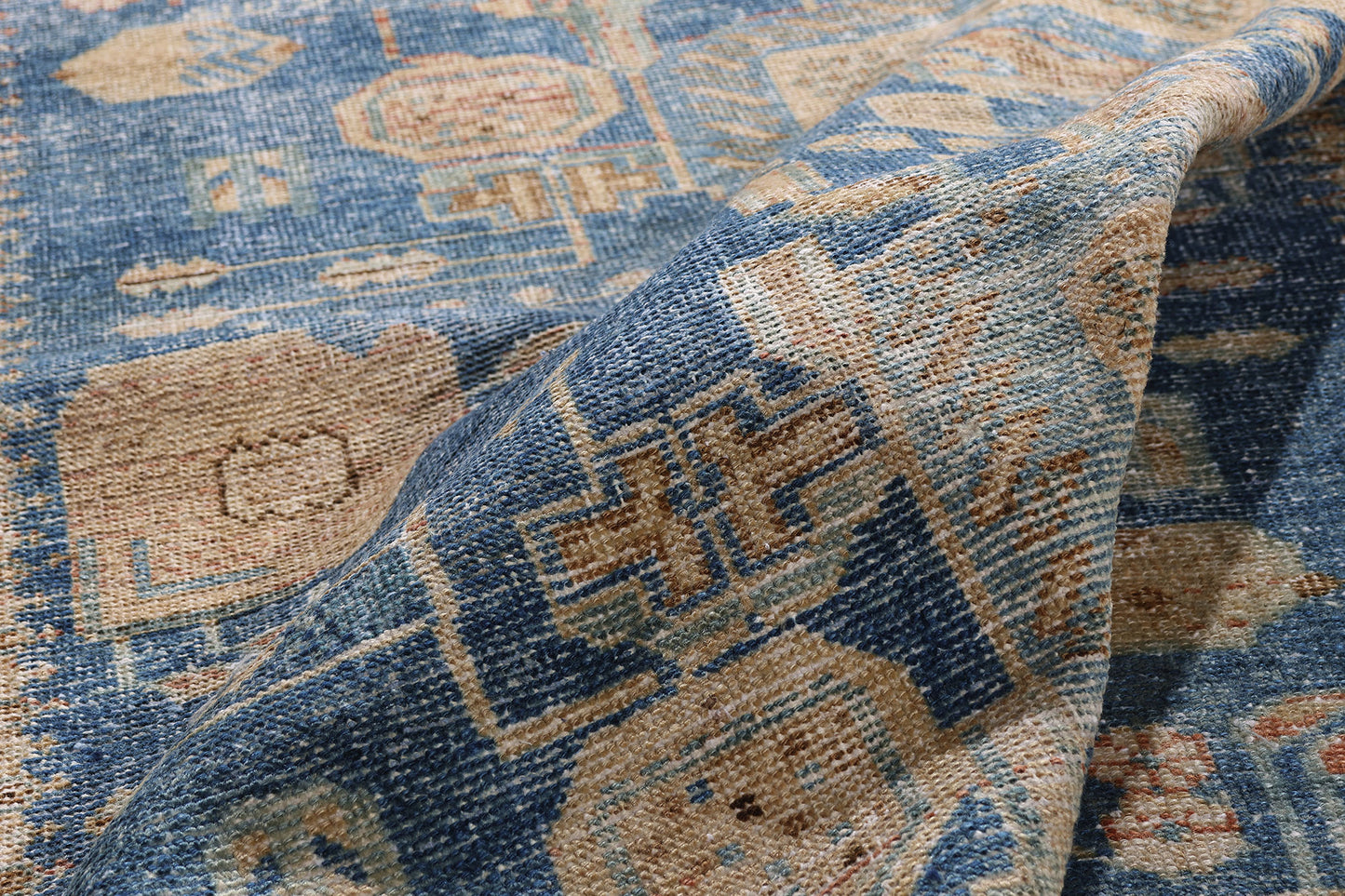6 x 8 Blue Antique Persian Koliai Rug 61389
